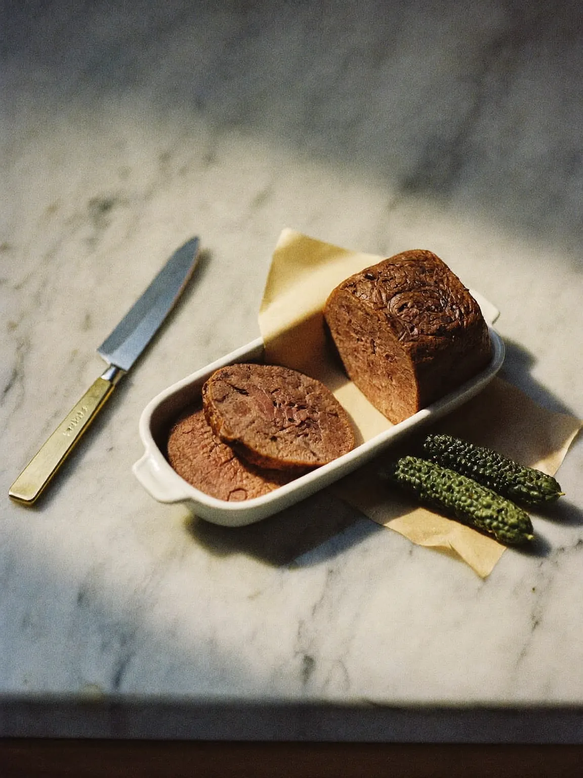 Terrine maison en tranches